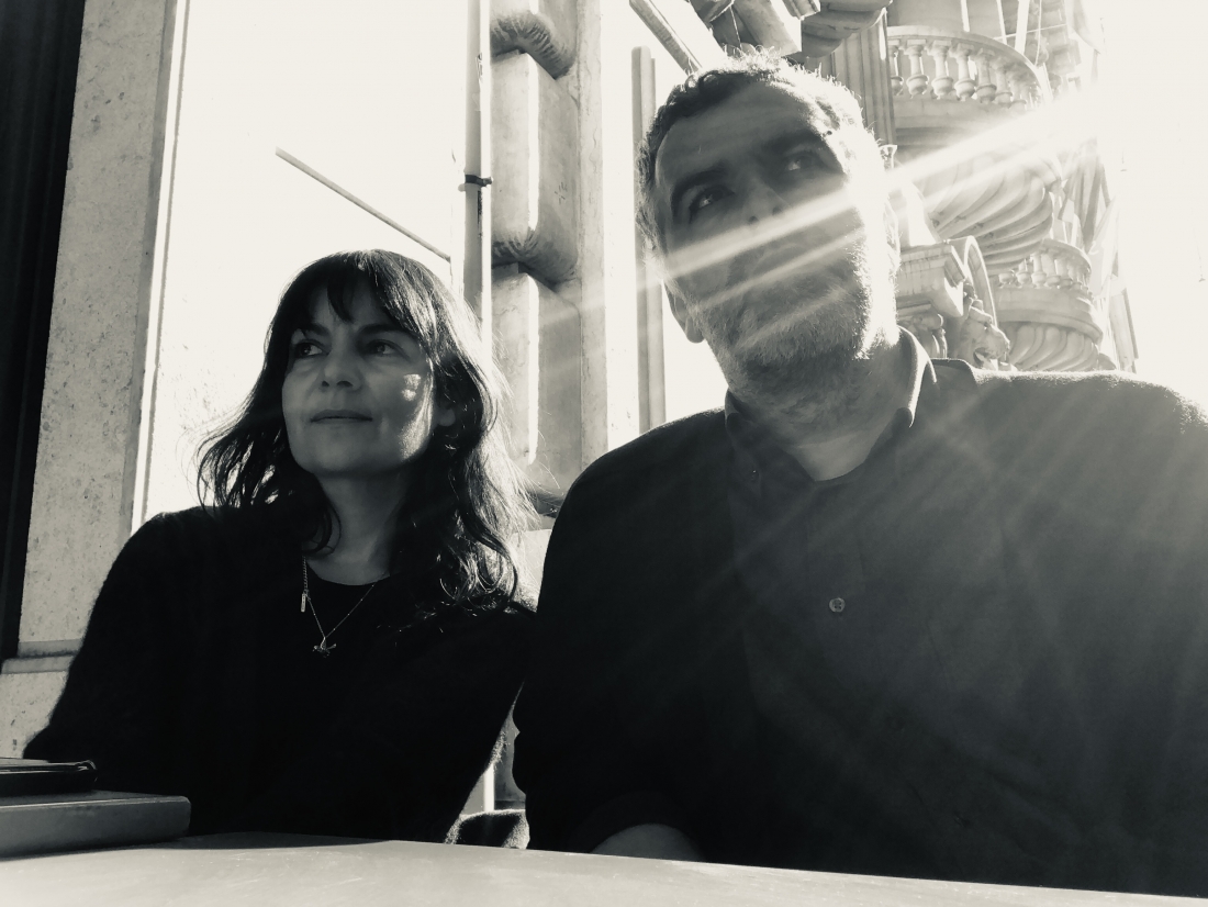 Retrato a preto e branco de Margarida Garcia & Manuel Mota