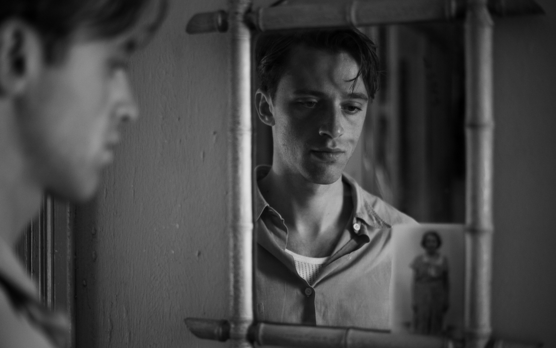 Promotional image of the film The Stranger