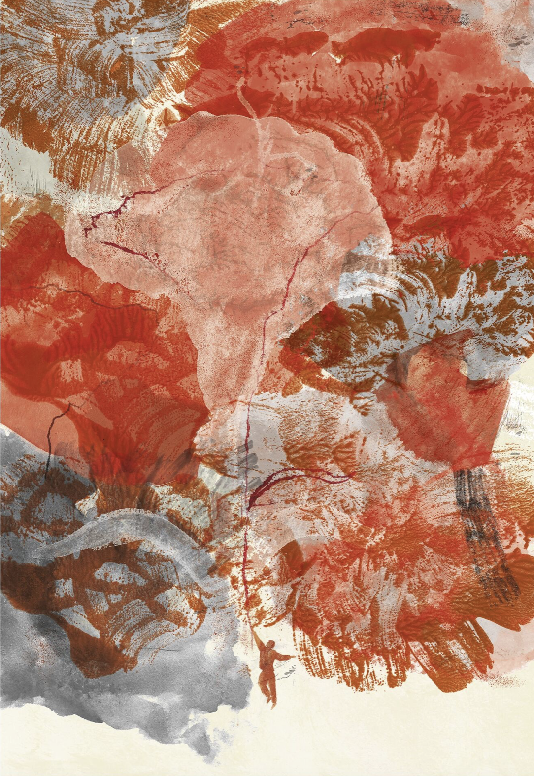 Ilustração a cores de Eva Evita.